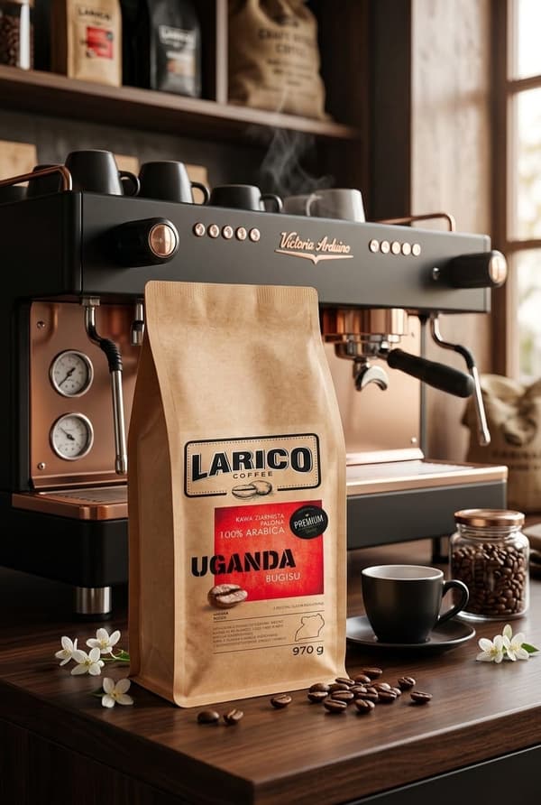 Larico Kaffebønner Uganda Bugisu 970g