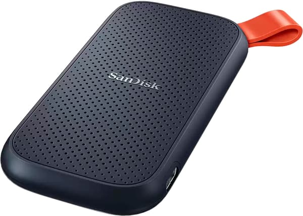 SanDisk Portable 2TB USB 3.2 Typ-C Svart SSD (SDSSDE30-2T00-G26) Extern