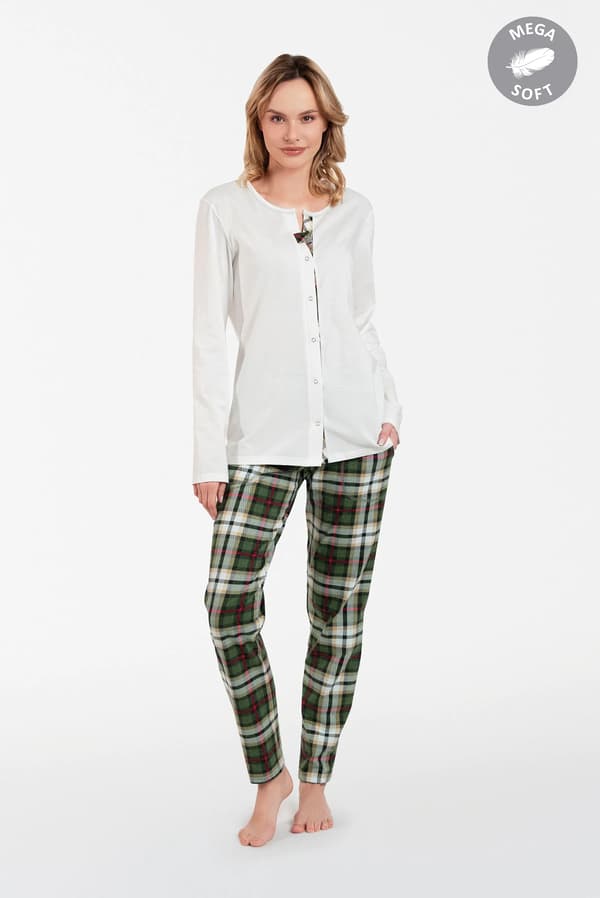 Asama dampyjamas långärmad, långbyxor M