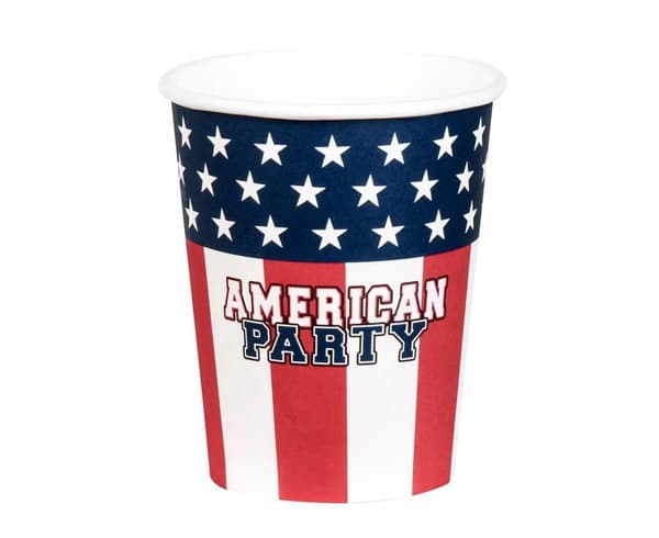 American Party pappersmuggar 210ml 10 st