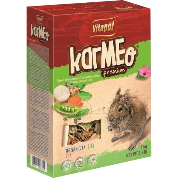 Foder för deguer, komplett Vitapol Karmeo Premium 1 kg