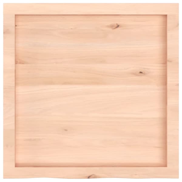 vidaXL bordplade 60x60x(2-4) cm, ubehandlet massivt egetræ