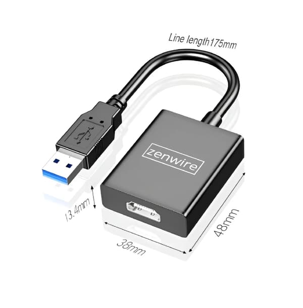 USB 3.0 HDMI-muunnin sovitin näytönohjain