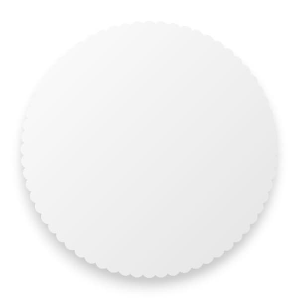 Paptallerkener 26 cm hvide 100 stk.