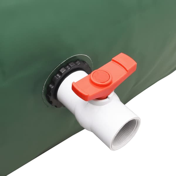 vidaXL regnvandstank med hane, foldbar, 5000 l, PVC
