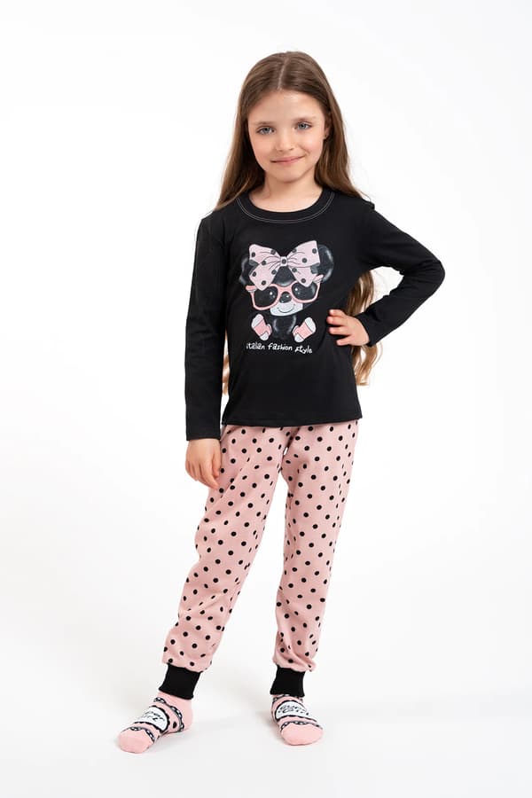 Bonilla flickpyjamas, långärmad, långbyxor, 2 år
