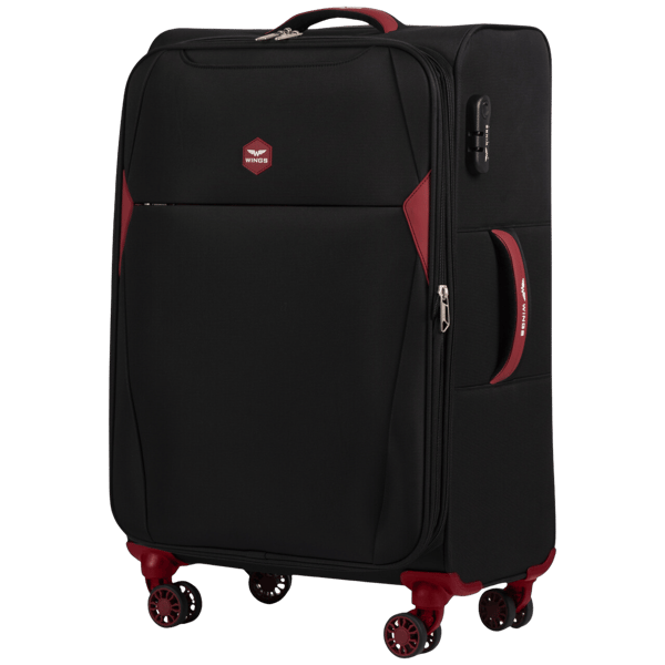 DIPPER Wings 24" SORT Mellemstor Softside Kuffert