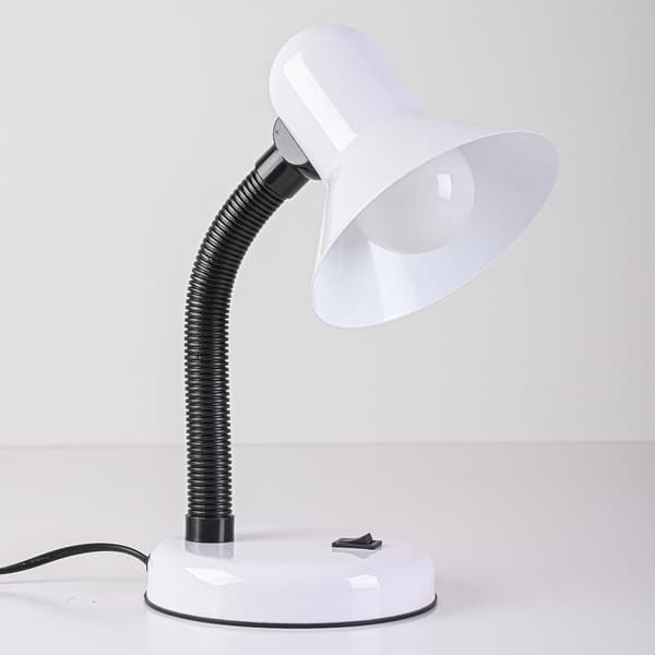Mentor Skrivebordslampe Hvid 1xE27