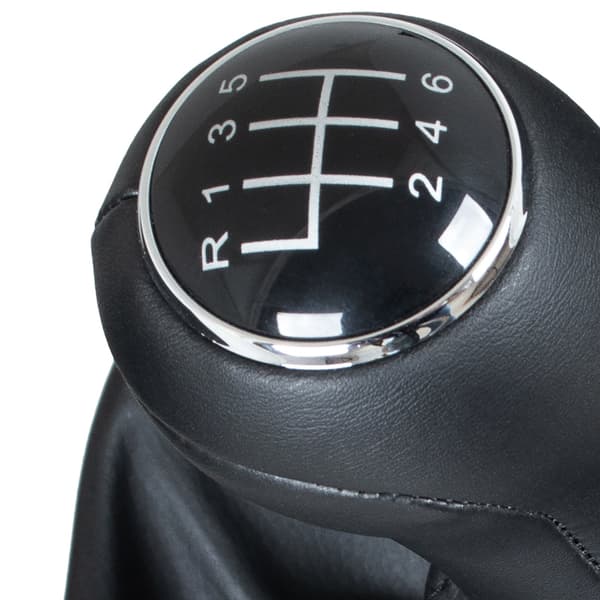 Audi A4 B8 07-15 SORT 6-GEARS GEARKNOP + SORTE GEARHÆNG