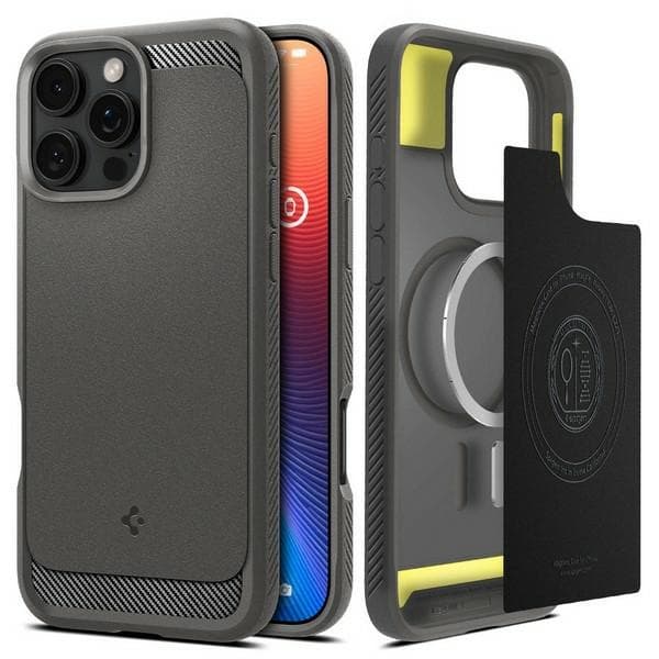Spigen Rugged Armor iPhone 16 Pro Max 6,9" grå/grått ACS07987