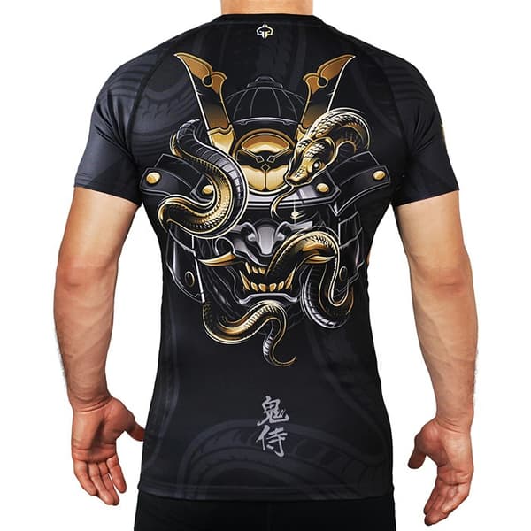 Ground Game Rashguard Herr kortärmad ONI Samuraj M