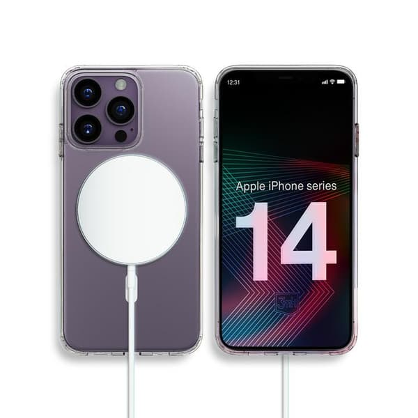 3MK MagCase til iPhone 14 Pro Max, gennemsigtig til Magsafe