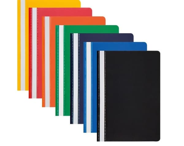 A4 PVC-kansio, musta (10 kpl)