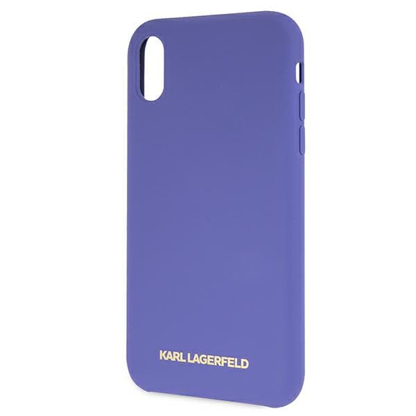 Karl Lagerfeld silikonskal till iPhone Xr, lila
