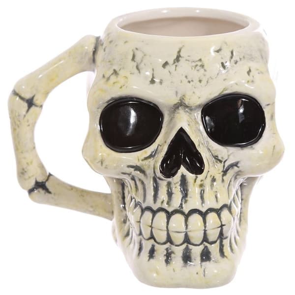 PKMUG217 Krus med gammelt kranium