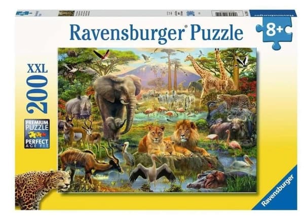 Pussel 200 Savanndjur XXL