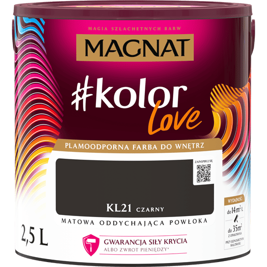 Magnat #kolorLove KL21 sort 2,5L