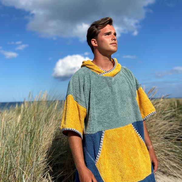 Surfponcho California - bomull M DAM längd 105cm