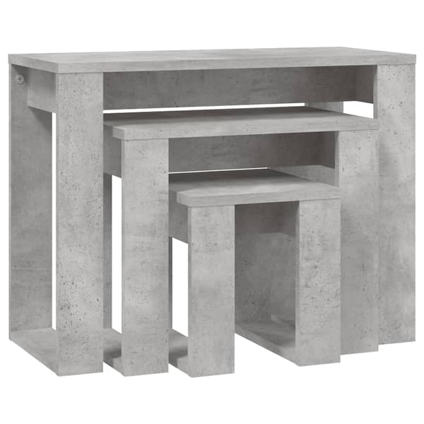 vidaXL 3-delade satsbord, träbaserat material
