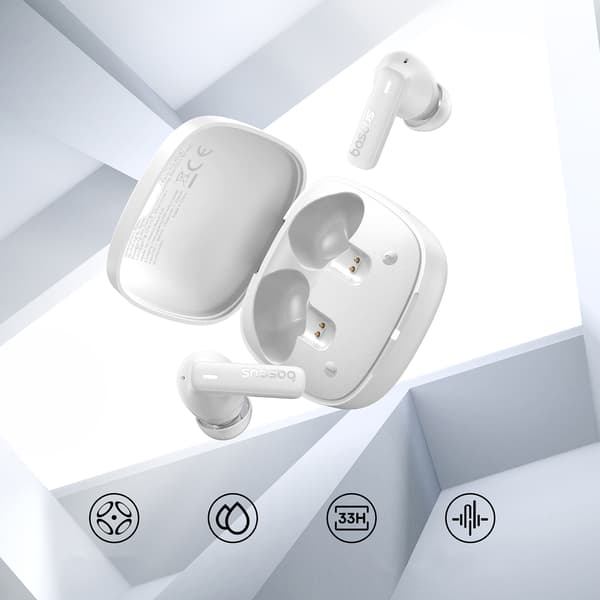 Bowie E19 TWS Trådløse In-Ear USB-C Hovedtelefoner - Hvide