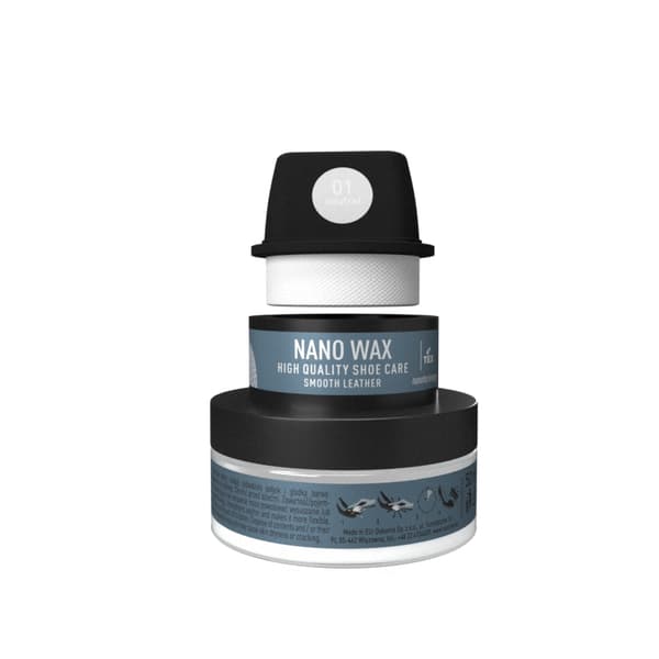 Vokscreme til narvet læder - COCCINE NANO WAX 50 ml sort