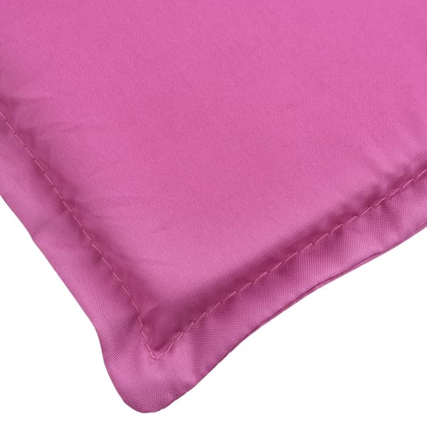 vidaXL Solstolsdyna, rosa, oxfordtyg