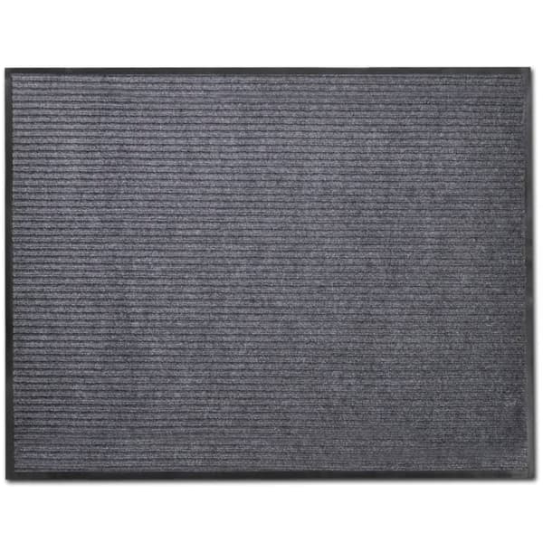 vidaXL PVC-ovimatot, 2 kpl, harmaa, 90 x 60 cm