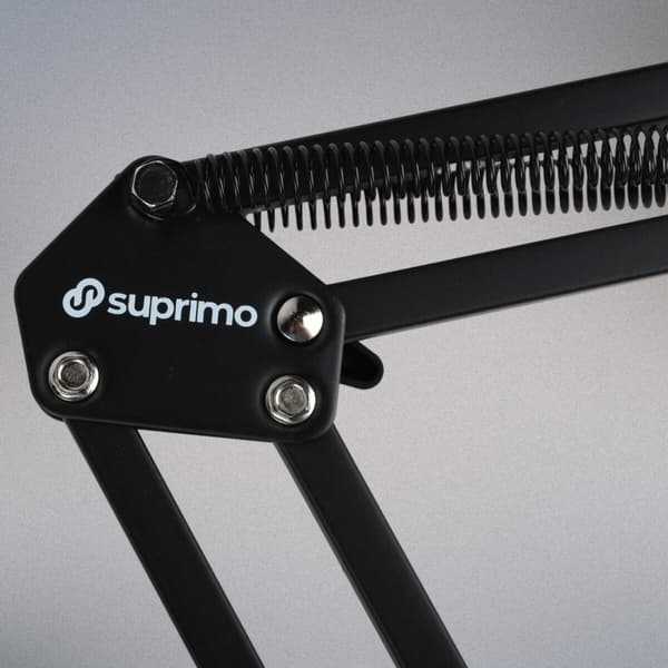 SUPRIMO DLS bordstativ arm ringlampe