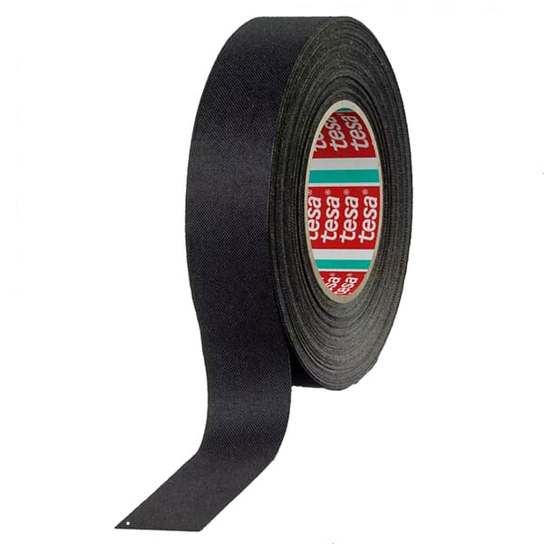 Tesa isoleringstape glat, stærk, modstandsdygtig, sort, 25 m x 19 mm