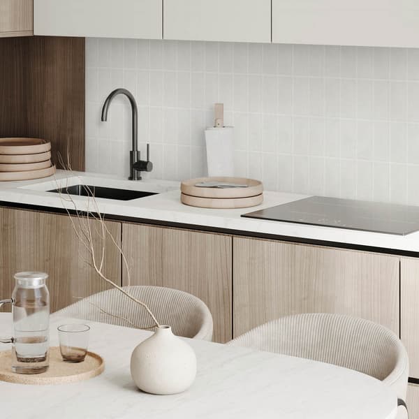 Vinylväggpanel för modern inredning 100x50 cm enkel rektangulär mosaik