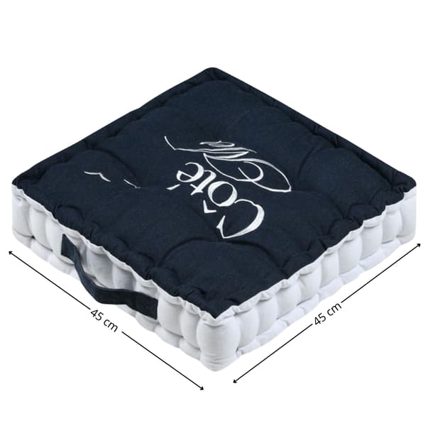 Bordermer marine gulvpude 45x45