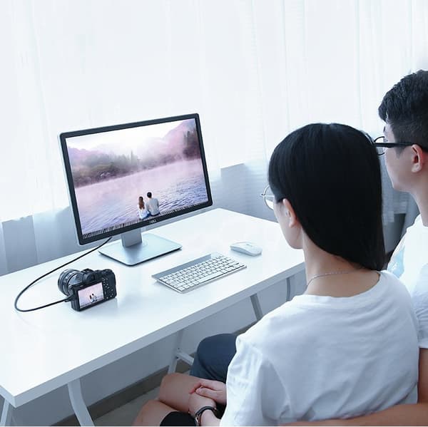 HDMI til micro HDMI adapterkabel 2.0v 4K 60Hz 30AWG 1.5m sort
