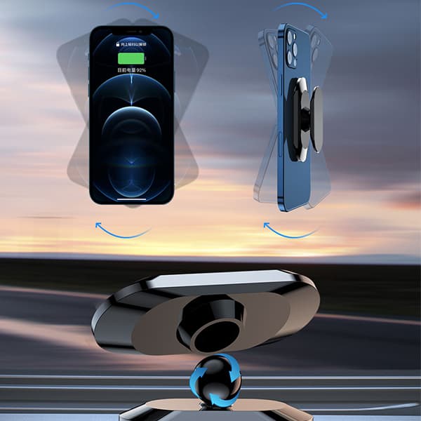 AWEI X20 magnetisk bilhållare för cockpit grå