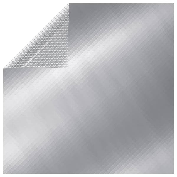 vidaXL Poolskydd silver 975 x 488 cm PE
