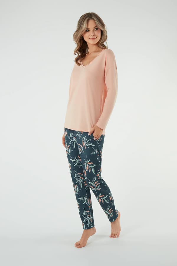 Julietta dampyjamas långärmad, långbyxor M