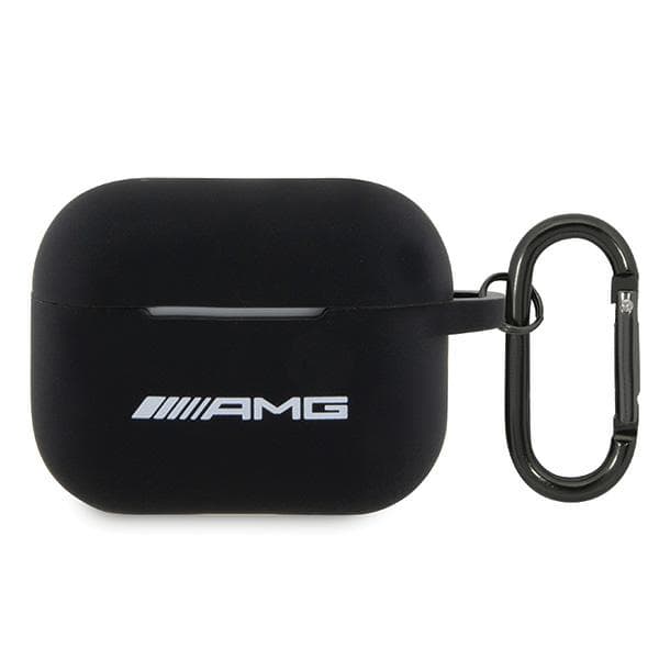 AMG Silikone Hvidt Logo Etui til AirPods Pro 2, Sort