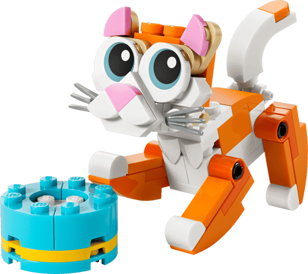 LEGO 30714 Creator 3 fi 1 Chat Arrancione