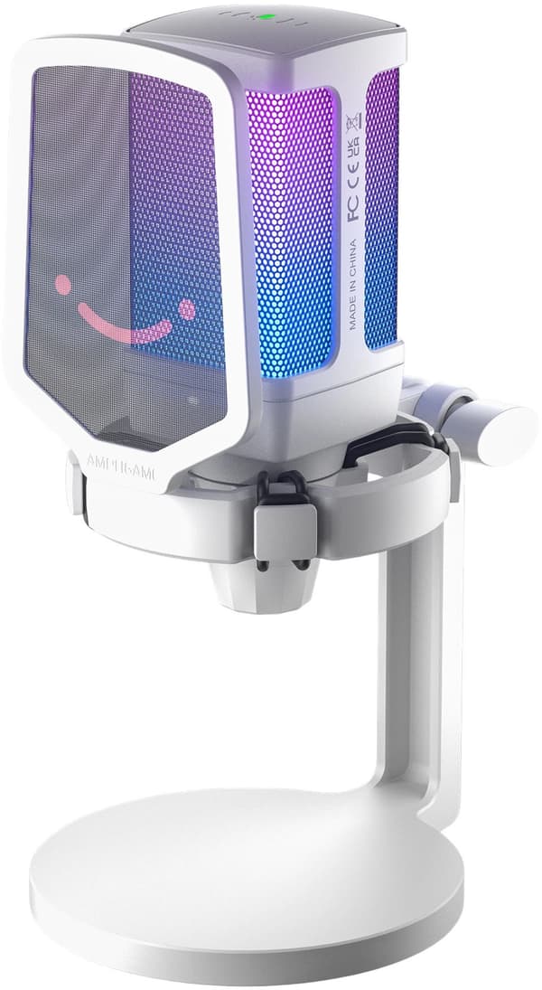 Fifine Q6W USB-kondensatormikrofon vit
