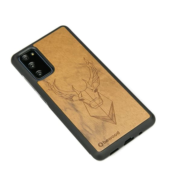Træcover til Samsung Galaxy S20 FE DEER IMBUIA