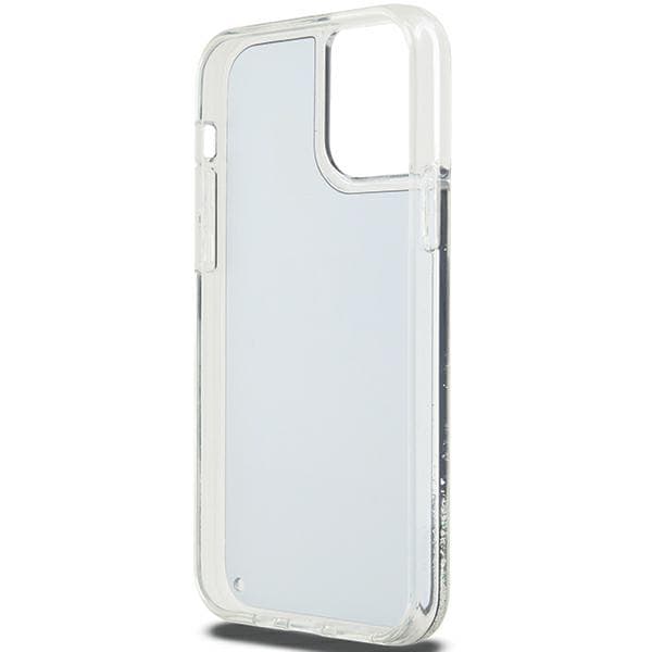 DKNY Liquid Glitter Big Logo-cover til iPhone 12/12 Pro, sort