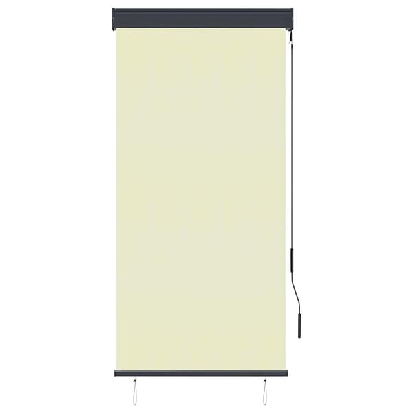 vidaXL Rullgardin, 80x250 cm, Creme