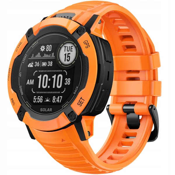 Silikonearmbånd til Garmin Instinct 2X Solar 50mm i farver