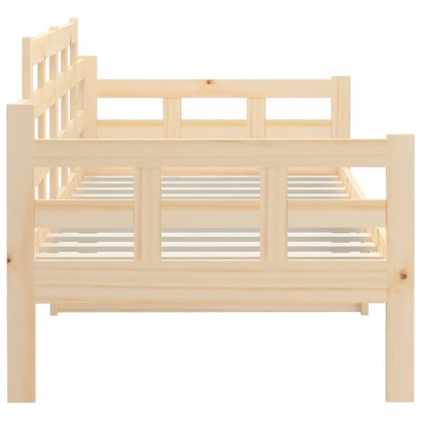 vidaXL Dagbädd massiv furu 80x200 cm