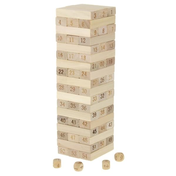 Jenga Træpuslespil Vængende Tårn