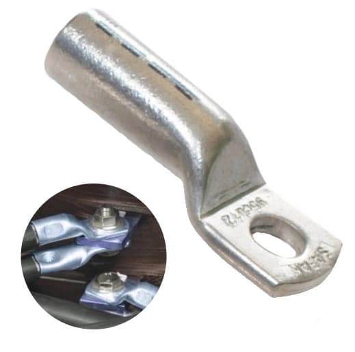 Ringkoppling i aluminium för krympning 35 mm² M10
