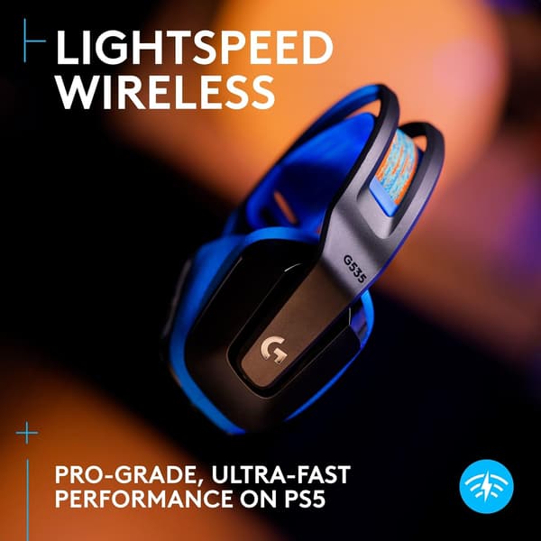 Logitech G535 Lightspeed Console Svarta Hörlurar (939-002219)