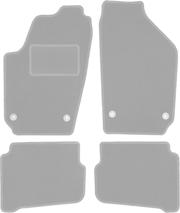 Grå bilmåtter til: Seat Ibiza III 6L hatchback (2002-2008)