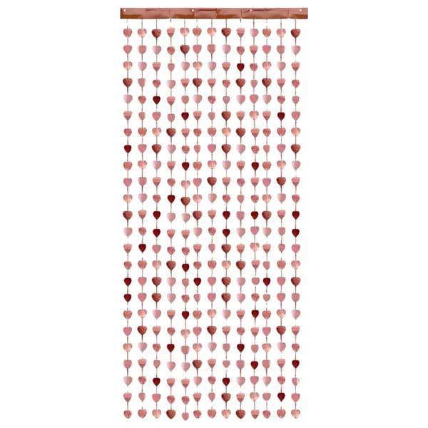Hjertegardin Rosaguld 100x245cm