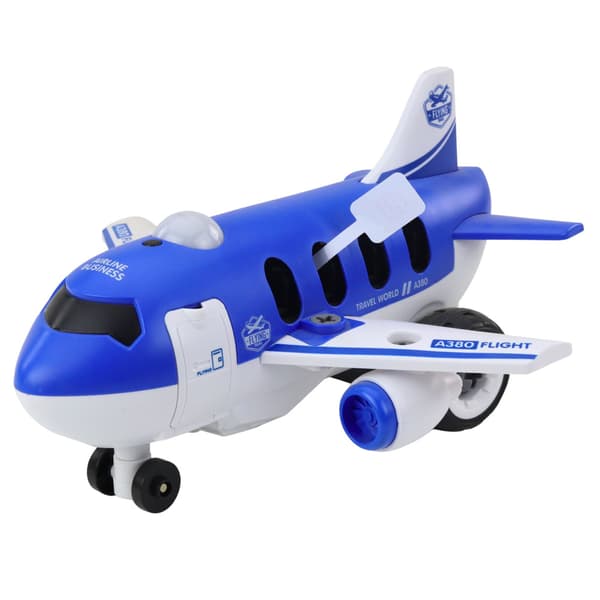 Fjärrstyrd Skruvmejsel RC Flygplan Blå 2in1
