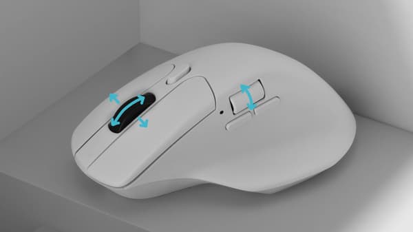 Keychron M6 Trådløs Mus Sort / 4000 Hz